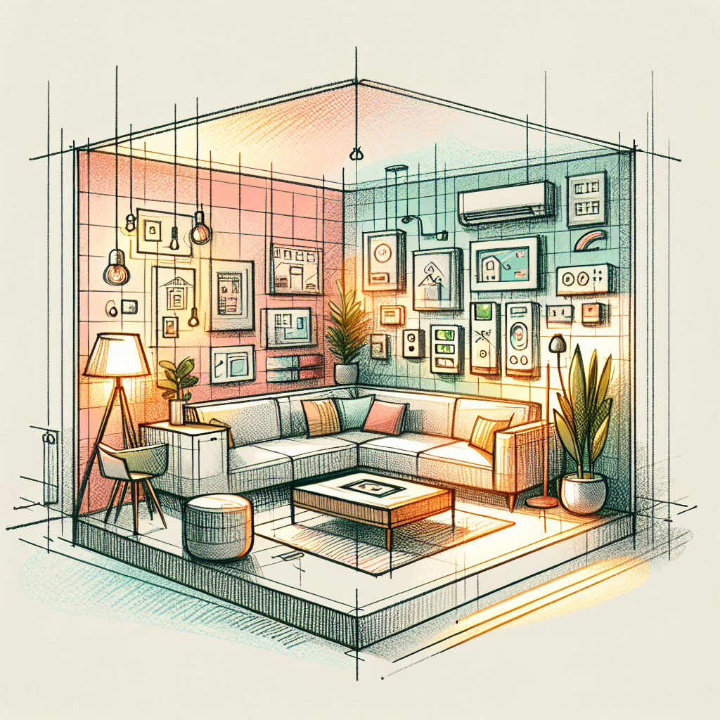 Homey Device in a Modern Home