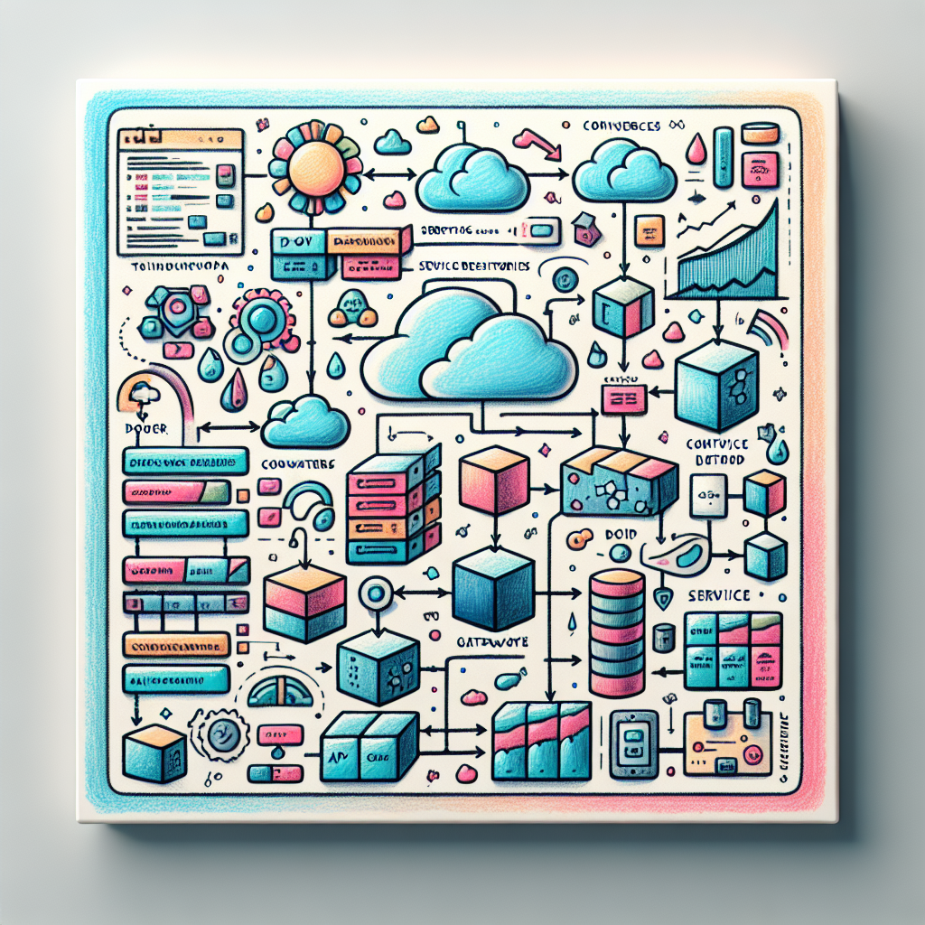 Workflow van microservices binnen containers, containerization en Kubernetes Microservices en containers workflow